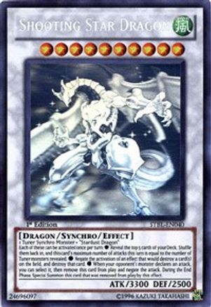 Shooting Star Dragon (Ghost Rare) (STBL-EN040) - Starstrike Blast 1st Edition Starstrike Blast Yugioh Single Squirtle Squad Card Shop.