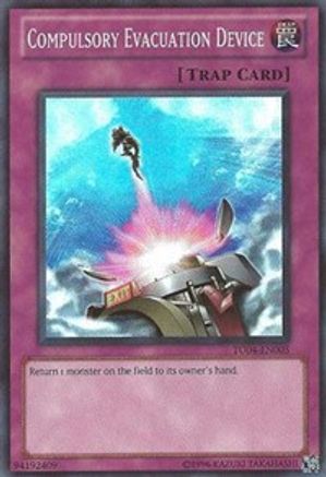 Compulsory Evacuation Device (TU04-EN005) - Turbo Pack: Booster Four Unlimited Turbo Pack: Booster Four Yugioh Single Squirtle Squad Card Shop.