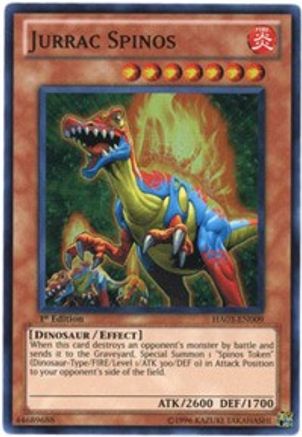 Jurrac Spinos (HA03-EN009) - Hidden Arsenal 3 1st Edition Hidden Arsenal 3 Yugioh Single Squirtle Squad Card Shop.