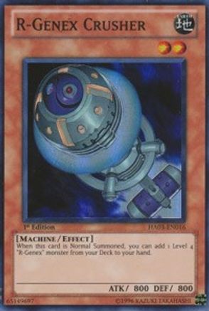 R-Genex Crusher (HA03-EN016) - Hidden Arsenal 3 1st Edition Hidden Arsenal 3 Yugioh Single Squirtle Squad Card Shop.