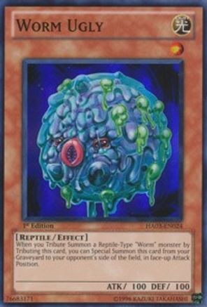 Worm Ugly (HA03-EN024) - Hidden Arsenal 3 1st Edition Hidden Arsenal 3 Yugioh Single Squirtle Squad Card Shop.