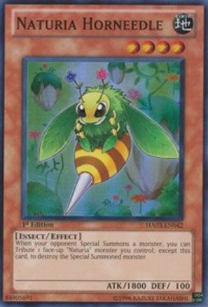 Naturia Horneedle (HA03-EN042) - Hidden Arsenal 3 Unlimited Hidden Arsenal 3 Yugioh Single Squirtle Squad Card Shop.