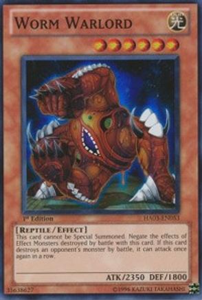 Worm Warlord (HA03-EN053) - Hidden Arsenal 3 Unlimited Hidden Arsenal 3 Yugioh Single Squirtle Squad Card Shop.