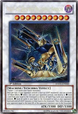Ally of Justice Decisive Armor (HA03-EN060) - Hidden Arsenal 3 Unlimited Hidden Arsenal 3 Yugioh Single Squirtle Squad Card Shop.