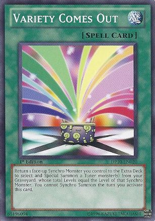 Variety Comes Out (DP10-EN020) - Duelist Pack 10: Yusei 3 Unlimited Duelist Pack 10: Yusei 3 Yugioh Single Squirtle Squad Card Shop.