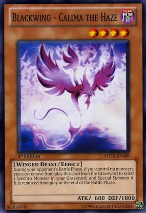 Blackwing - Calima the Haze (STOR-EN009) - Storm of Ragnarok Unlimited Storm of Ragnarok Yugioh Single Squirtle Squad Card Shop.