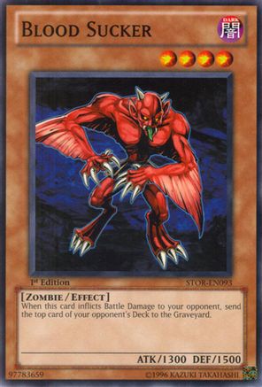 Blood Sucker (STOR-EN093) - Storm of Ragnarok 1st Edition Storm of Ragnarok Yugioh Single Squirtle Squad Card Shop.
