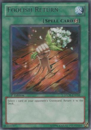 Foolish Return (STOR-EN058) - Storm of Ragnarok 1st Edition Storm of Ragnarok Yugioh Single Squirtle Squad Card Shop.