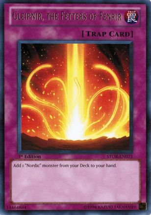 Gleipnir, the Fetters of Fenrir (STOR-EN073) - Storm of Ragnarok Unlimited Storm of Ragnarok Yugioh Single Squirtle Squad Card Shop.