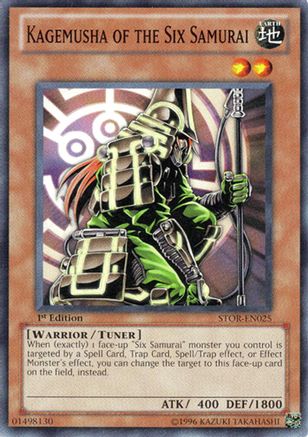 Kagemusha of the Six Samurai (STOR-EN025) - Storm of Ragnarok Unlimited Storm of Ragnarok Yugioh Single Squirtle Squad Card Shop.