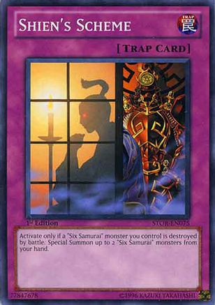 Shien's Scheme (STOR-EN075) - Storm of Ragnarok 1st Edition Storm of Ragnarok Yugioh Single Squirtle Squad Card Shop.