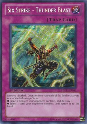 Six Strike - Thunder Blast (STOR-EN089) - Storm of Ragnarok Unlimited Storm of Ragnarok Yugioh Single Squirtle Squad Card Shop.