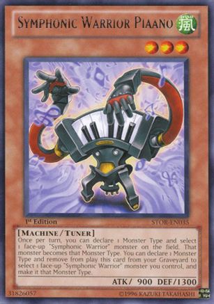 Symphonic Warrior Piaano (STOR-EN035) - Storm of Ragnarok Unlimited Storm of Ragnarok Yugioh Single Squirtle Squad Card Shop.