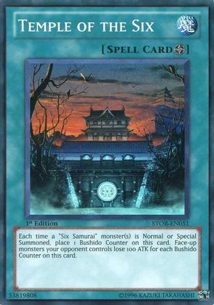 Temple of the Six (STOR-EN051) - Storm of Ragnarok 1st Edition Storm of Ragnarok Yugioh Single Squirtle Squad Card Shop.