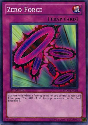 Zero Force (STOR-EN064) - Storm of Ragnarok Unlimited Storm of Ragnarok Yugioh Single Squirtle Squad Card Shop.