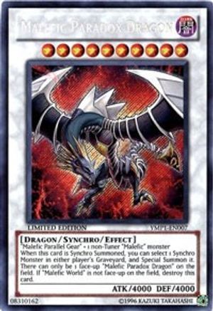Malefic Paradox Dragon (YMP1-EN007) - Bonds Beyond Time Movie Pack Limited Bonds Beyond Time Movie Pack Yugioh Single Squirtle Squad Card Shop.