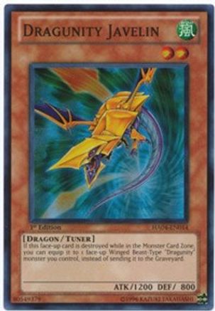 Dragunity Javelin (HA04-EN014) - Hidden Arsenal 4 1st Edition Hidden Arsenal 4 Yugioh Single Squirtle Squad Card Shop.