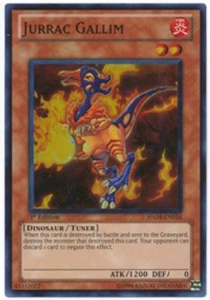 Jurrac Gallim (HA04-EN016) - Hidden Arsenal 4 1st Edition Hidden Arsenal 4 Yugioh Single Squirtle Squad Card Shop.