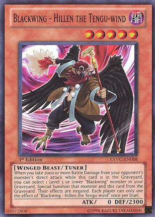 Blackwing - Hillen the Tengu-wind (EXVC-EN008) - Extreme Victory Unlimited Extreme Victory Yugioh Single Squirtle Squad Card Shop.
