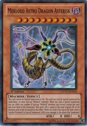 Meklord Astro Dragon Asterisk (EXVC-EN015) - Extreme Victory 1st Edition Extreme Victory Yugioh Single Squirtle Squad Card Shop.