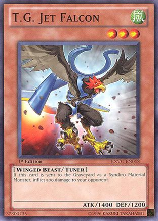 T.G. Jet Falcon (EXVC-EN018) - Extreme Victory 1st Edition Extreme Victory Yugioh Single Squirtle Squad Card Shop.