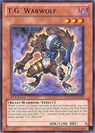 T.G. Warwolf (EXVC-EN020) - Extreme Victory 1st Edition Extreme Victory Yugioh Single Squirtle Squad Card Shop.