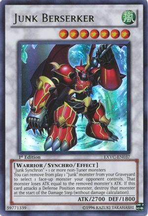 Junk Berserker (EXVC-EN037) - Extreme Victory Unlimited Extreme Victory Yugioh Single Squirtle Squad Card Shop.