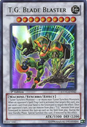 T.G. Blade Blaster (EXVC-EN042) - Extreme Victory 1st Edition Extreme Victory Yugioh Single Squirtle Squad Card Shop.