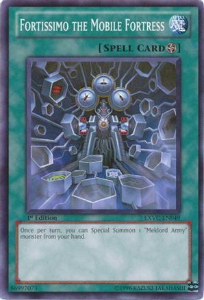 Fortissimo the Mobile Fortress (EXVC-EN049) - Extreme Victory Unlimited Extreme Victory Yugioh Single Squirtle Squad Card Shop.