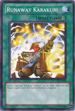 Runaway Karakuri (EXVC-EN058) - Extreme Victory 1st Edition Extreme Victory Yugioh Single Squirtle Squad Card Shop.