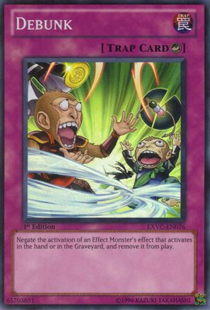 Debunk (EXVC-EN076) - Extreme Victory Unlimited Extreme Victory Yugioh Single Squirtle Squad Card Shop.