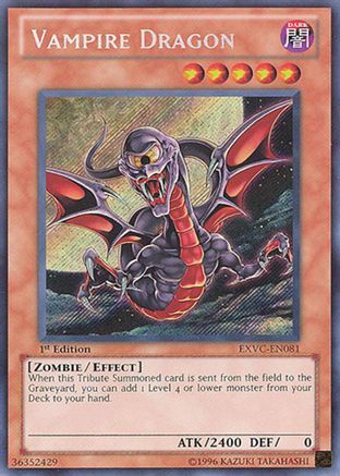 Vampire Dragon (EXVC-EN081) - Extreme Victory 1st Edition Extreme Victory Yugioh Single Squirtle Squad Card Shop.