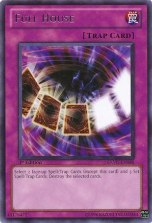 Full House (EXVC-EN088) - Extreme Victory 1st Edition Extreme Victory Yugioh Single Squirtle Squad Card Shop.