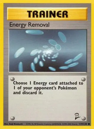 Energy Removal 119 Base Set 2 - Common Base Set 2 Pokemon Single Squirtle Squad Card Shop.