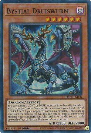 Bystial Druiswurm (DABL-EN008) - Darkwing Blast 1st Edition Darkwing Blast Yugioh Single Squirtle Squad Card Shop.