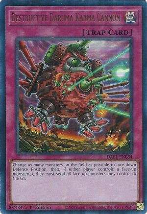 Destructive Daruma Karma Cannon (DABL-EN084) - Darkwing Blast 1st Edition Darkwing Blast Yugioh Single Squirtle Squad Card Shop.