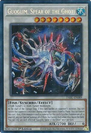 Guoglim, Spear of the Ghoti (DABL-EN089) - Darkwing Blast 1st Edition Darkwing Blast Yugioh Single Squirtle Squad Card Shop.