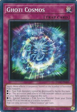 Ghoti Cosmos (DABL-EN090) - Darkwing Blast 1st Edition Darkwing Blast Yugioh Single Squirtle Squad Card Shop.