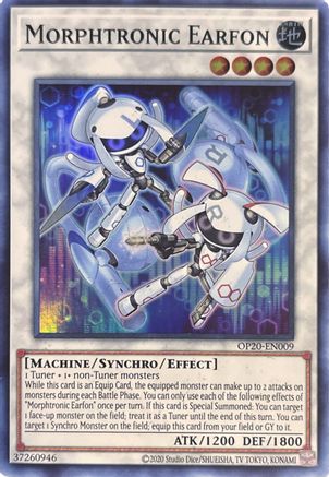 Morphtronic Earfon (OP20-EN009) - OTS Tournament Pack 20 Unlimited OTS Tournament Pack 20 Yugioh Single Squirtle Squad Card Shop.