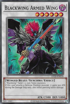 Blackwing Armed Wing (OP20-EN018) - OTS Tournament Pack 20 Unlimited OTS Tournament Pack 20 Yugioh Single Squirtle Squad Card Shop.