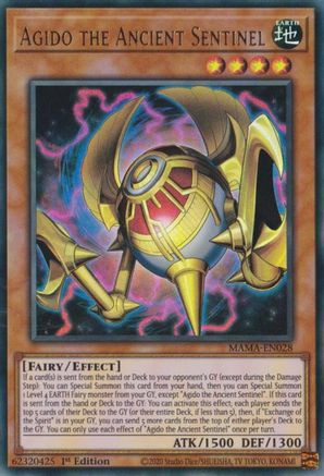 Agido the Ancient Sentinel (MAMA-EN028) - Magnificent Mavens 1st Edition Magnificent Mavens Yugioh Single Squirtle Squad Card Shop.