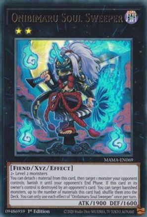Onibimaru Soul Sweeper (MAMA-EN069) - Magnificent Mavens 1st Edition Magnificent Mavens Yugioh Single Squirtle Squad Card Shop.