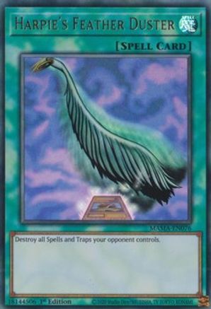 Harpie's Feather Duster (MAMA-EN076) - Magnificent Mavens 1st Edition Magnificent Mavens Yugioh Single Squirtle Squad Card Shop.