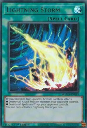 Lightning Storm (MAMA-EN089) - Magnificent Mavens 1st Edition Magnificent Mavens Yugioh Single Squirtle Squad Card Shop.