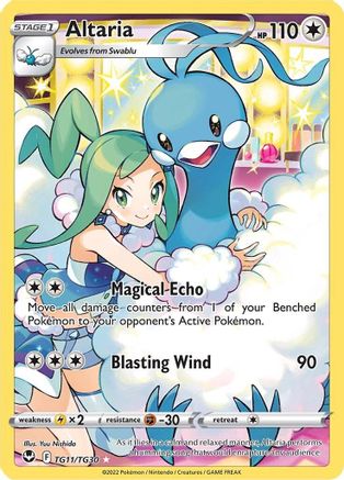 Altaria TG11 - (H) SWSH12 Silver Tempest Trainer Gallery - UR