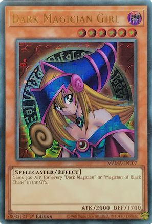 Dark Magician Girl (Ultra Pharaoh's Rare) (MAMA-EN107) - Magnificent Mavens 1st Edition Magnificent Mavens Yugioh Single Squirtle Squad Card Shop.