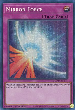 Mirror Force (Secret Pharaoh's Rare) (MAMA-EN115) - Magnificent Mavens 1st Edition Magnificent Mavens Yugioh Single Squirtle Squad Card Shop.