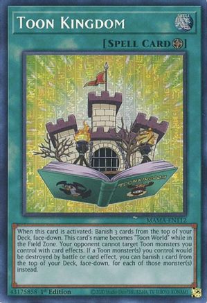 Toon Kingdom (Secret Pharaoh's Rare) (MAMA-EN112) - Magnificent Mavens 1st Edition Magnificent Mavens Yugioh Single Squirtle Squad Card Shop.