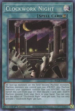 Clockwork Night (BLCR-EN007) - Battles of Legend: Crystal Revenge 1st Edition Battles of Legend: Crystal Revenge Yugioh Single Squirtle Squad Card Shop.
