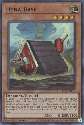 Dyna Base (BLCR-EN017) - Battles of Legend: Crystal Revenge 1st Edition Battles of Legend: Crystal Revenge Yugioh Single Squirtle Squad Card Shop.